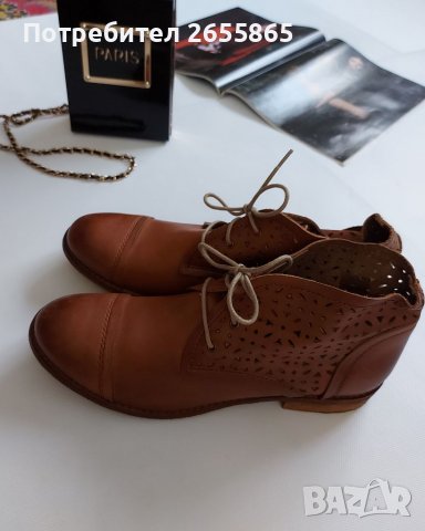 Дамски кожени боти р.41, снимка 6 - Дамски боти - 37969575