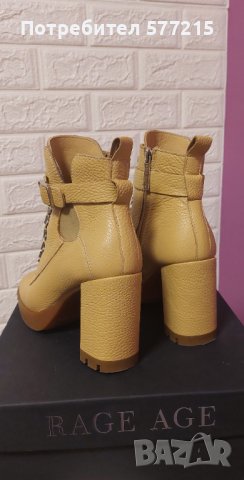 Бежови Боти Rage Age, снимка 3 - Дамски боти - 43307915