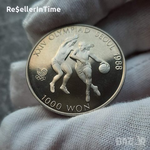 Възпоменателна монета 1000 Won Basketball