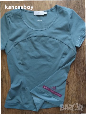 adidas by stella mccartney - страхотна дамска тениска КАТО НОВА, снимка 4 - Тениски - 32830817