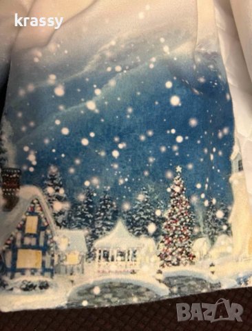 Страхотно детско палто с красива зимна приказка (размер 104 см), снимка 3 - Детски якета и елеци - 43438686