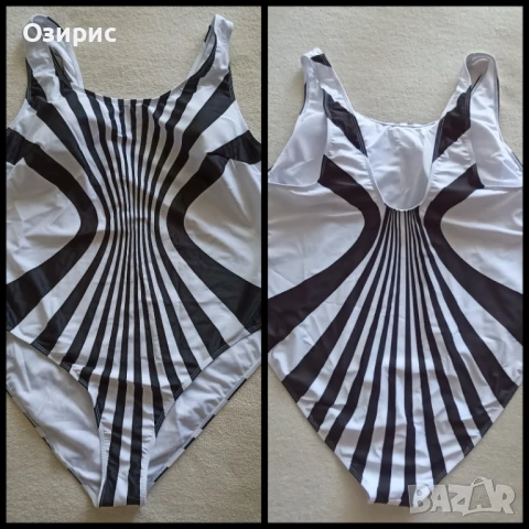 Бански костюм - МАКСИ размер - с оптичен ефект !!!, снимка 2 - Бански костюми - 50841393