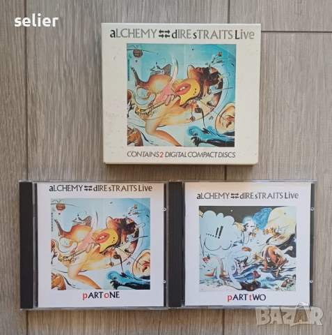 Dire Straits ‎– Alchemy - Dire Straits Live Box Set от 2 оригнални диска Издание 🇩🇪 GERMANY 1984г 