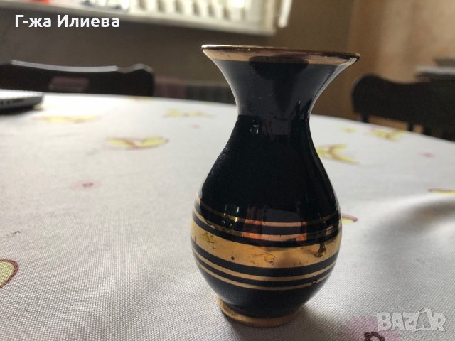 Вазичка с позлата, снимка 2 - Вази - 38201747