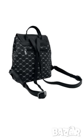 Черна стилна раница, снимка 2 - Раници - 43315483