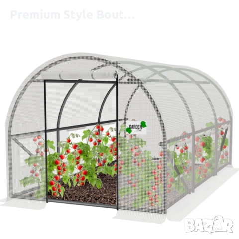 Компактна бяла оранжерия - професионална защита и идеални условия за вашите култури - 3 х 2 х 2м, снимка 8 - Други стоки за дома - 53592763