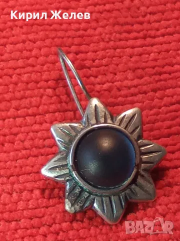 МАРКОВА ВЕЛИКОЛЕПНА ФЛОРАЛНА СРЕБЪРНА ОБЕЦА ЦВЕТЕ СРЕБРО 925 SEZGIN с ПОЛИРАН ЦВЕТЕН КРИСТАЛ 47952, снимка 10 - Обеци - 49150627