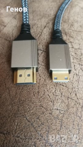 HDMI към HDMI mini 10 метра кабел, снимка 2 - Друга електроника - 44011899