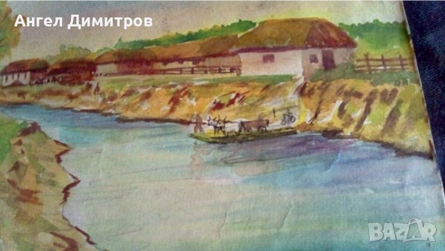 Стар акварел , снимка 5 - Картини - 38628307