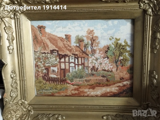 Гоблени по Вилер прецизно ушити по поръчка от специалист с DMC конци