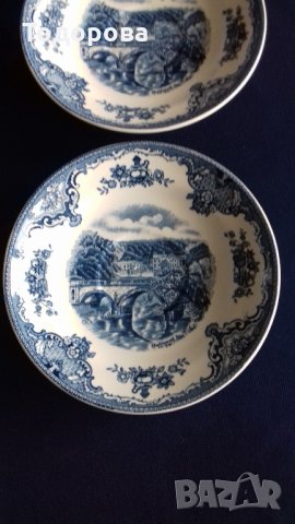 Английски порцеланови чинии  , снимка 2 - Антикварни и старинни предмети - 32421193