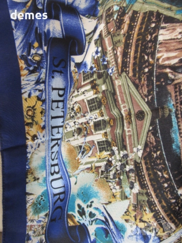 Красив шал от Санкт Петербург, Русия, снимка 6 - Шалове - 52350490