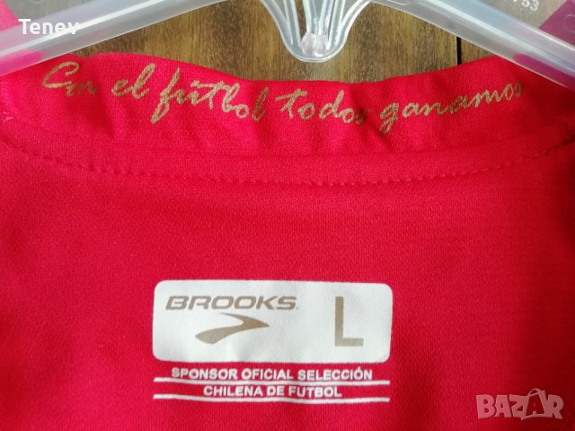 Chile Brooks оригинална футболна тениска фланелка Чили 2010 размер L, снимка 4 - Тениски - 44052665