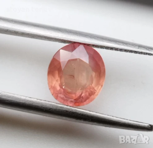 Елегантен нетретиран Падпараджа сапфир 1.14кт.! Сертифициран! Нов!, снимка 5 - Други - 50500531