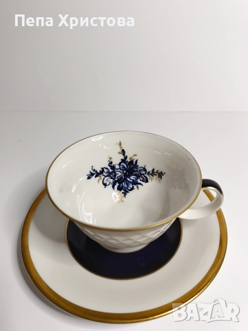 Чаша за чай от  немски порцелан Reichenbach, снимка 8 - Чаши - 51862988