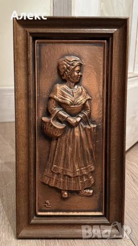 Комплект Френски медни картини., снимка 4 - Картини - 52794663