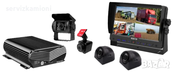 Камери за камиони, автобуси, селскостопанска и строителна техника, снимка 6 - Комплекти за видеонаблюдение - 47504861