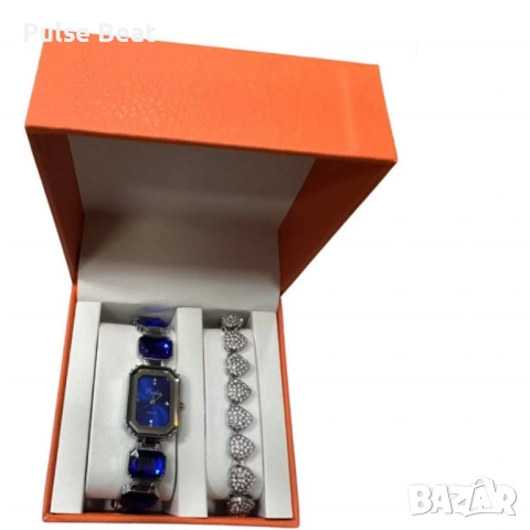 Луксозни дамски часовници с декоративни камъчета, снимка 4 - Дамски - 52057827