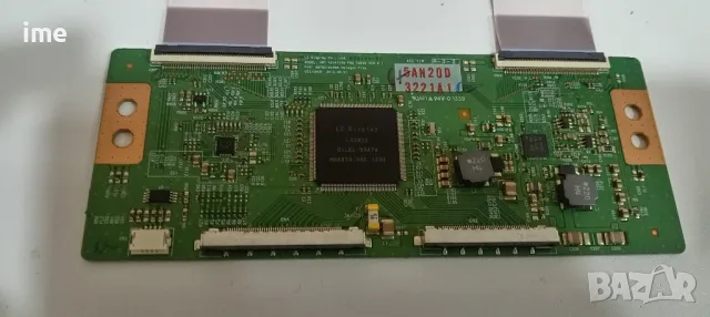 TCON Board ART 42/47/55 FHD TM240 Ver0.1. Свален от Телевизор Philips 47PFL6678K/12., снимка 2 - Части и Платки - 47582739
