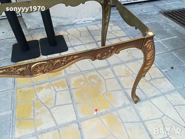 АНТИК-КОЛЕКЦИЯ-златна маса-мед/месинг-внос франция, снимка 9 - Антикварни и старинни предмети - 26301573