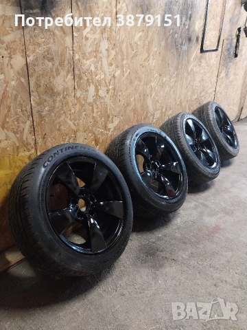 Алуминиеви джанти 5x120 с гуми R17 BMW E60