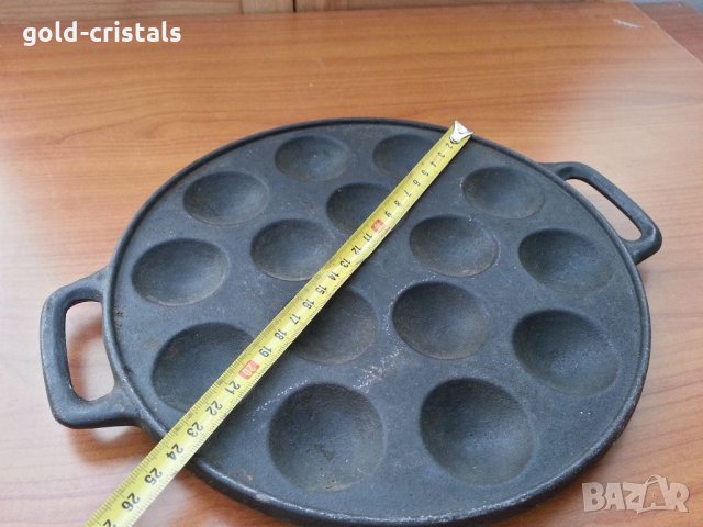 Чугунен съд сач , снимка 3 - Антикварни и старинни предмети - 33484181