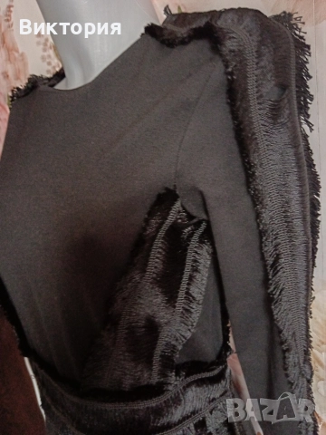 черна рокля H&M, снимка 3 - Рокли - 52901683