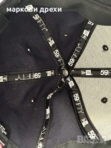 New York Yankees Baseball Hat Cap Fitted 7 1/4 Navy New Era On Field Mens, снимка 8 - Шапки - 53166763