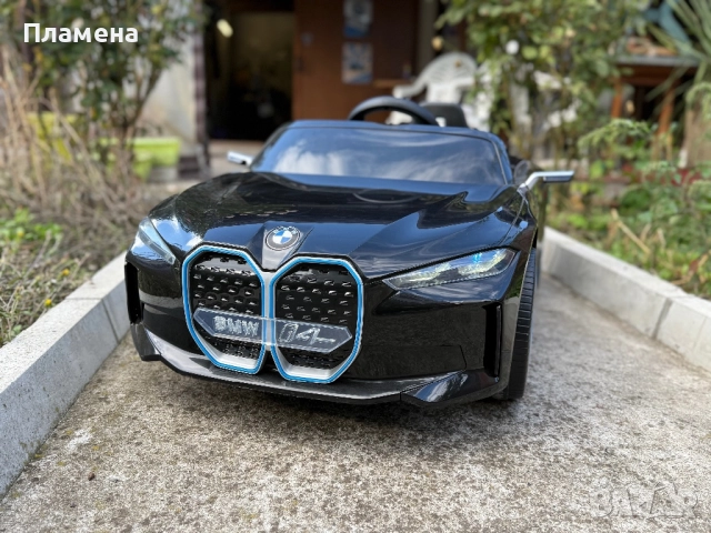 Детска акумолаторна електрическа кола BMW I4