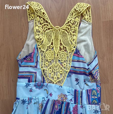 Дълга лятна рокля, размер M, снимка 4 - Рокли - 36630992