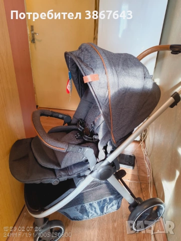 Продавам нова детска количка.Cipolino Prema 3в1.Не е използвана, снимка 3 - Детски колички - 53394186