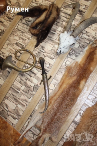 Кремъчен пистолет и голяма кама (ханжар), снимка 3 - Антикварни и старинни предмети - 53480305