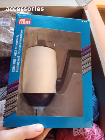 Комплект за плетени шнурове-мелничка, тел, прежда, снимка 2 - Други стоки за дома - 50993820