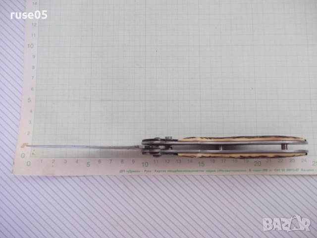 Нож сгъваем полуавтоматичен - 4, снимка 8 - Ножове - 51514849