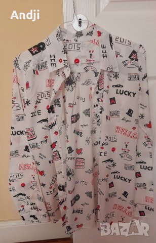 Дамски лятни блузи,боди и ризи къс и дълг  ръкав, снимка 10 - Ризи - 37167123