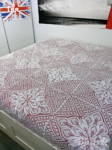 Плетена покривка за спалня , снимка 2 - Покривки за легло - 51388127