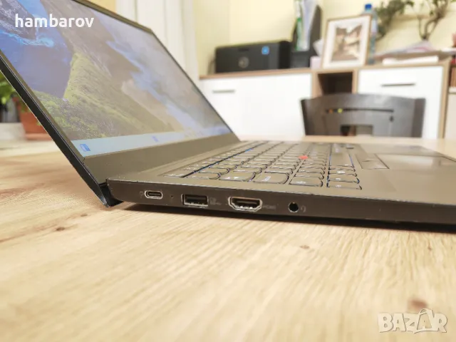 Супер лаптоп Lenovo ThinkPad E14 с 6-ядрен Ryzen 5 5500U 14" FHD, 256GB, 8 GB DDR4 Windows 11Pro, снимка 4 - Лаптопи за работа - 49884738