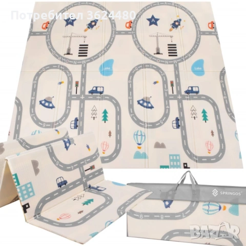 Постелка за игра водоустойчива и сгъваема  4851, снимка 8 - Други стоки за дома - 53305887