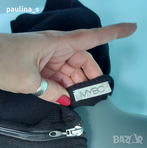 Два различни броя / Уникална рокля с кожен акцент "MYBC" и "Gestuz" / унисайз , снимка 7 - Рокли - 36473533