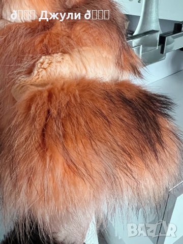 Палто с естествен косъм от норка и сребърна лисица, снимка 15 - Палта, манта - 44032002