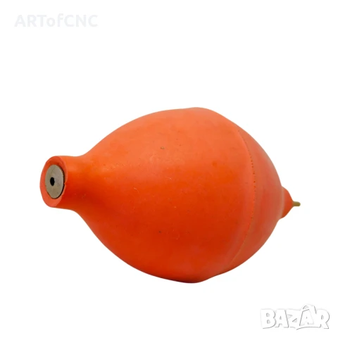 Ръчна помпа за издухване с клапан, оранжева, снимка 2 - Други инструменти - 51237314