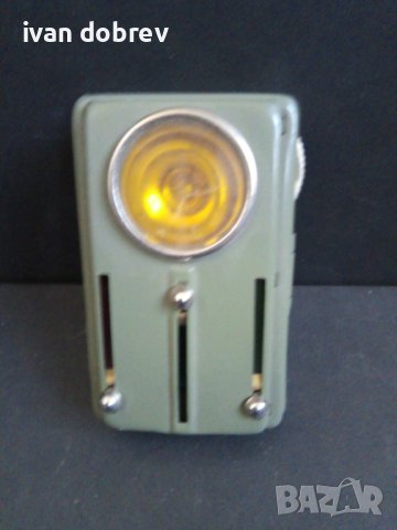 Старо сигнално метално фенерче, снимка 4 - Антикварни и старинни предмети - 44090619