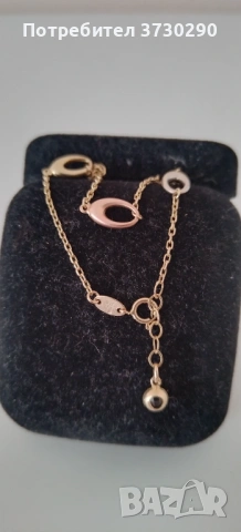 Златна гривна 14к , снимка 4 - Гривни - 53483505