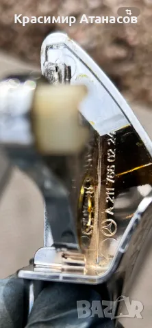 Вътрешна дръжка предна дясна  за Мерцедес CLS. W219. A2117660224, снимка 15 - Части - 48955964