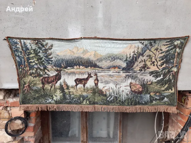 Старинен ковьор,покривка за стена #273, снимка 2 - Антикварни и старинни предмети - 47728061