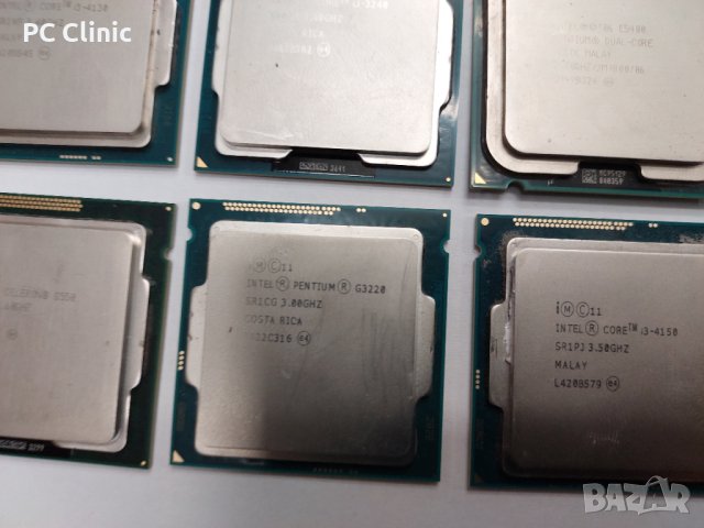 Процесори intel core i3 4130, celeron g550, i3 3240, pentium e5400, g1840, e3400, 4150, g3220 socket, снимка 7 - Процесори - 42975777