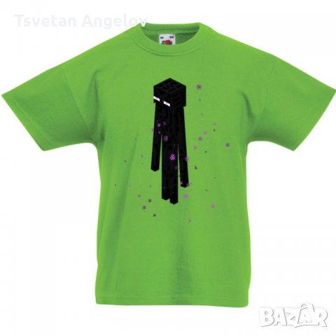 Детска тениска майнкрафт Minecraft Enderman 01, снимка 4 - Детски тениски и потници - 32695573