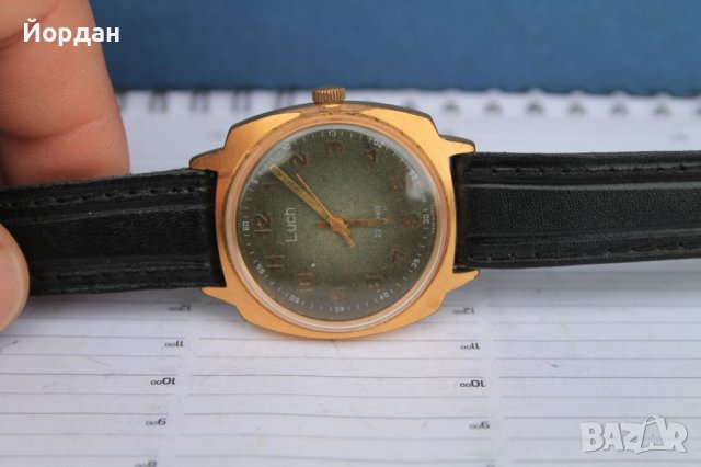 СССР мъжки часовник ''Лъч/Луч'' 23 камъка 36 мм, снимка 6 - Мъжки - 40629239