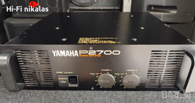 професионално стъпало усилвател YAMAHA P 2700, снимка 5 - Ресийвъри, усилватели, смесителни пултове - 50657160