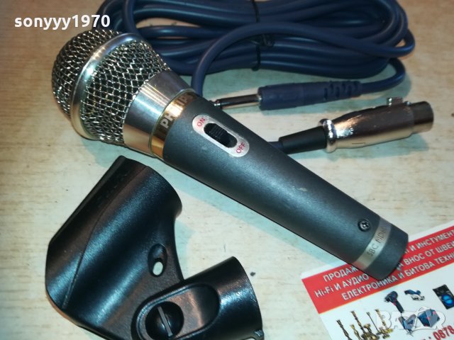 philips profi mic+кабел+държач 2603211047
